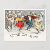 Plum Pudding Jig Postkarte (Vorderseite)