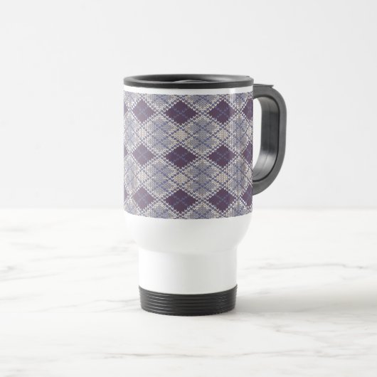 PLUM RAUTE STRICK Travel Mug Reisebecher (VorderseiteRechts)
