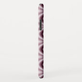 Plum Red Diamond Pattern Case-Mate iPhone Hülle (Hinten/Rechts)