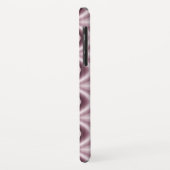 Plum Red Diamond Pattern Case-Mate iPhone Hülle (Hinten/Links)