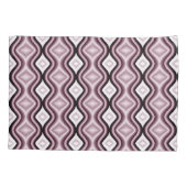 Plum Red Diamond Pattern Kissenbezug (Rückseite)