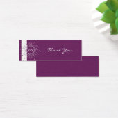 Plum Rosette Wedding Party Danke Tag (Schreibtisch)