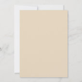 Plum Rustic Bohemian Wedding Einladung (Rückseite)