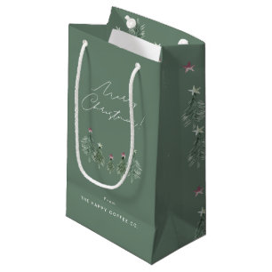 Plum & Sage festliche Bäume Corporate Gifting Kleine Geschenktüte