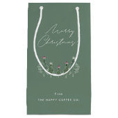 Plum & Sage festliche Bäume Corporate Gifting Kleine Geschenktüte (Vorderseite)