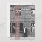 Plum Save the Date Banner | Overlay-Foto (Vorderseite)