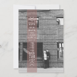 Plum Save the Date Banner | Overlay-Foto