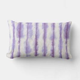 Plum Shibori Gefärbte Krawatte Lendenkissen