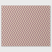 Plum Spice Moods Chevrons Geschenkpapier (Flach)