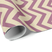 Plum Spice Moods Chevrons Geschenkpapier (Rolleneckpunkt)
