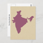 Plum Spice Moods Indien Postkarte (Vorne/Hinten)