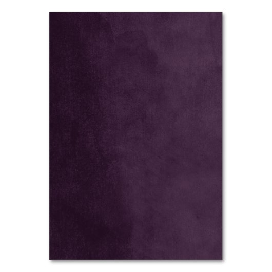 Plum String Lights Hochzeiten Tischnummern (Rückseite)