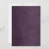 Plum String Lights Housewarming-Party Einladung (Rückseite)