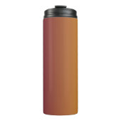 Plum Sunset Elegant Plum Orange Gradient Tumbler Thermosbecher (Vorderseite)