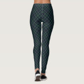 Plum Surprise Kariert Leggings (Rückseite)