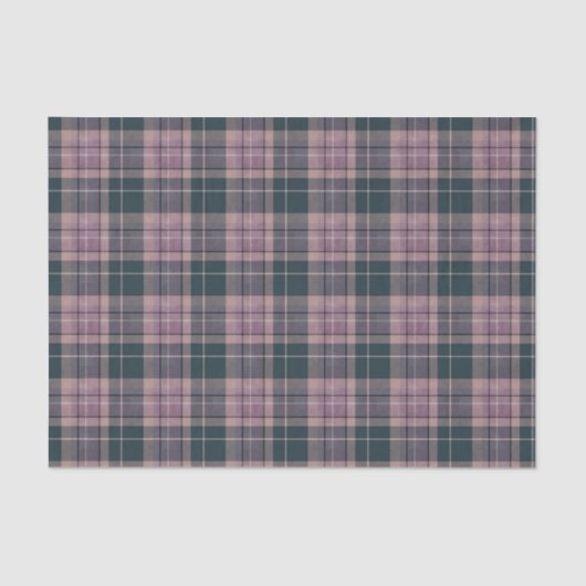 Plum tartan seidenpapier (Vorderseite)