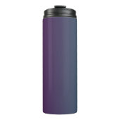 Plum Tranquility - Eleganter Pum Gradient Tumbler Thermosbecher (Vorderseite)