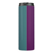 Plum Tranquility - Eleganter Pum Gradient Tumbler Thermosbecher (Rückseite)
