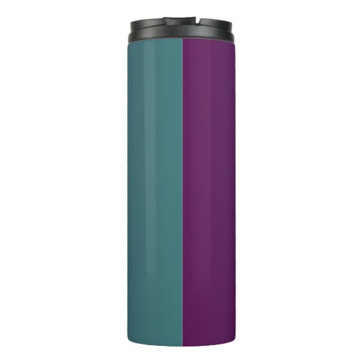 Plum Tranquility - Eleganter Pum Gradient Tumbler Thermosbecher (Rückseite)