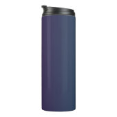 Plum Twilight - Elegante Pum Blue Gradient Tumbler Thermosbecher (Nach rechts gedreht)
