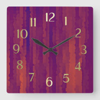 Plum und Orange Techno Streaks