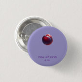 Plum Valentines Button (Vorne & Hinten)