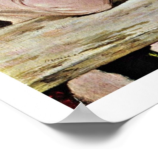 Plum von Manet Edouard Poster (Ecke)