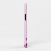 Plum Watercolor Orchid Wedding Keepake Case Mate (Hinten/Rechts)