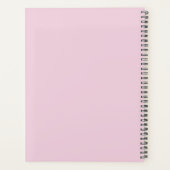 Plum Watercolor Orchids Planner Planer (Rückseite)