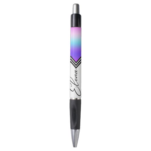 Pluma multicolor personalizada kugelschreiber (Vorderseite Vertikal)