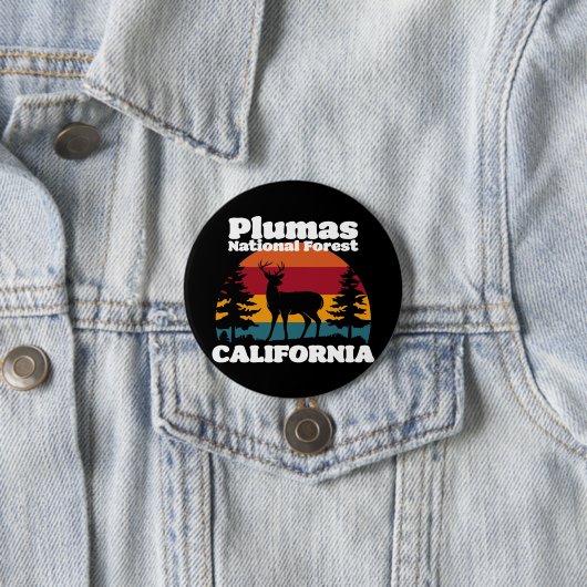 Plumas National Forest California Button (Beispiel)