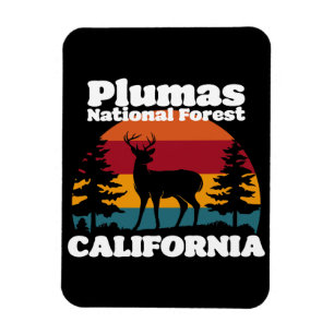 Plumas National Forest California Magnet