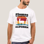 Plumas National Forest California T-Shirt (Vorderseite)