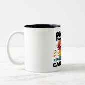 Plumas National Forest California Zweifarbige Tasse (Links)