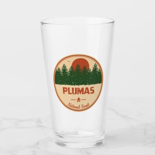 Plumas National Forest Glas (Vorderseite)
