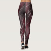 Plumb zu Grau und Silber Farbe Leggings (Rückseite)