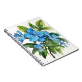 Plumbago Auriculata - Aquarellblumen Notizblock (Rechte Seite)