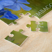 Plumbago - Blue Summer Blume Blumenfotografie Puzzle (Seite)