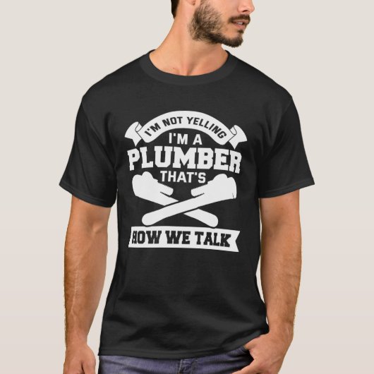 Plumber Apparel Plumbing Pipefitter for Men T-Shirt (Vorderseite)