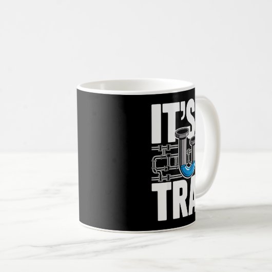 Plumber Art For Men Women Plumbing Pefitter Plumbe Kaffeetasse (VorderseiteRechts)