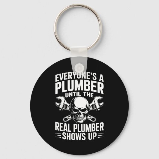 Plumber Art For Men Women Plumbing Pefitter Plumbe Schlüsselanhänger (Vorderseite)