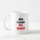 Plumber Badass Kaffeetasse (Links)