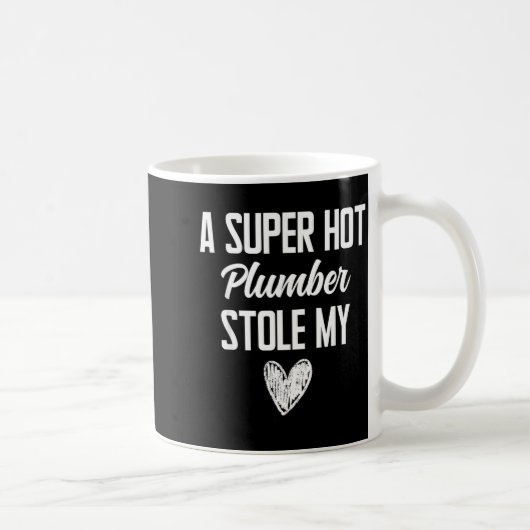 Plumber Boyfriend Girlfriend Stole My Heart Funny Kaffeetasse (Rechts)