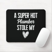 Plumber Boyfriend Girlfriend Stole My Heart Funny Mousepad (Mit Mouse)