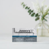 Plumber Business Cards Visitenkarte (Stehend Vorderseite)