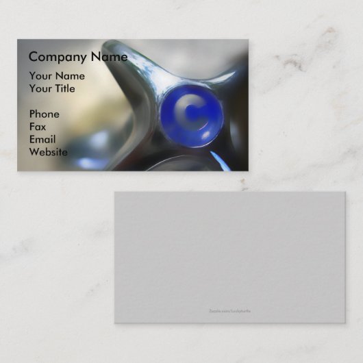 Plumber Business Cards Visitenkarte (Vorne/Hinten)