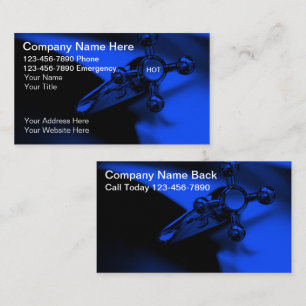 Plumber Business Cards Visitenkarte