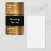 Plumber Business Cards Visitenkarte (Vorne/Hinten)