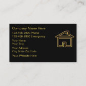 Plumber Business Cards Visitenkarte (Rückseite)