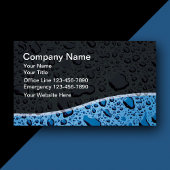 Plumber Business Cards Visitenkarte